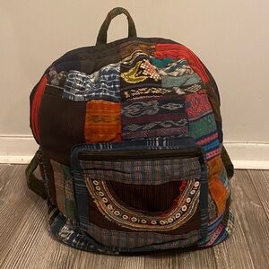 Unique One of A Kind Patchwork Backpack